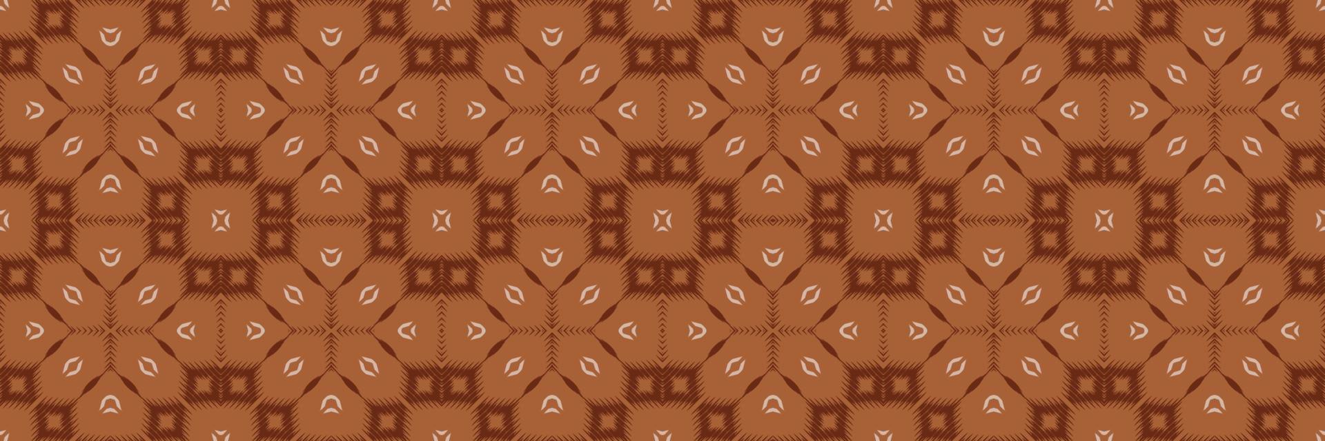 batik textil étnico ikat damasco patrón sin costuras diseño vectorial digital para imprimir saree kurti borneo borde de tela símbolos de pincel muestras ropa de fiesta vector