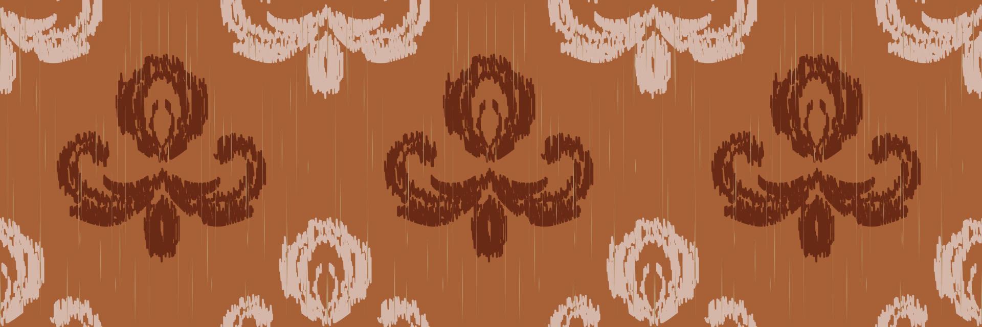 Ikat Damask Scandinavian embroidery, ikat seamless pattern tribal background, Asian design Digital textile Asian Design ancient art for Prints Fabric saree Mughal Swaths texture Kurti Kurtis Kurtas vector