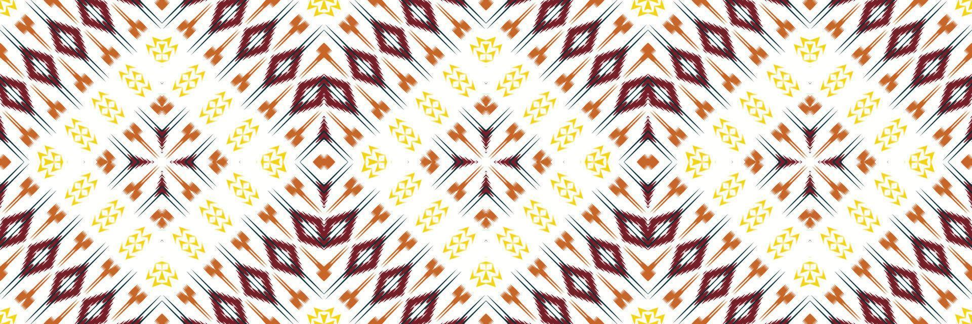 Batik Textile ikat frame seamless pattern digital vector design for Print saree Kurti Borneo Fabric border brush symbols swatches cotton