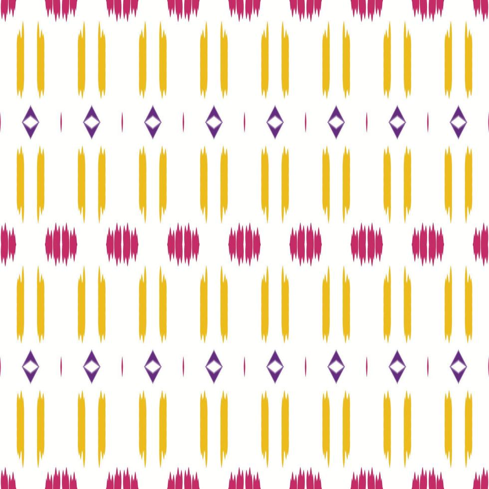Motif ikat triangle seamless pattern digital vector design for Print saree Kurti Borneo Fabric border brush symbols swatches designer