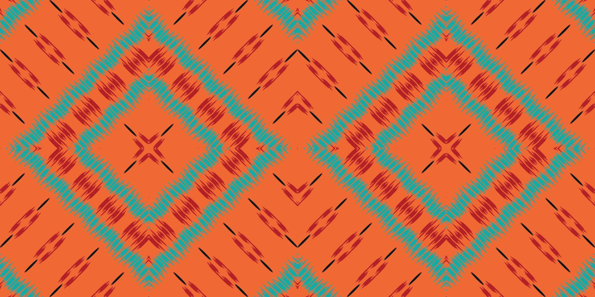 Batik Textile ikat vector seamless pattern digital vector design for Print saree Kurti Borneo Fabric border brush symbols swatches stylish