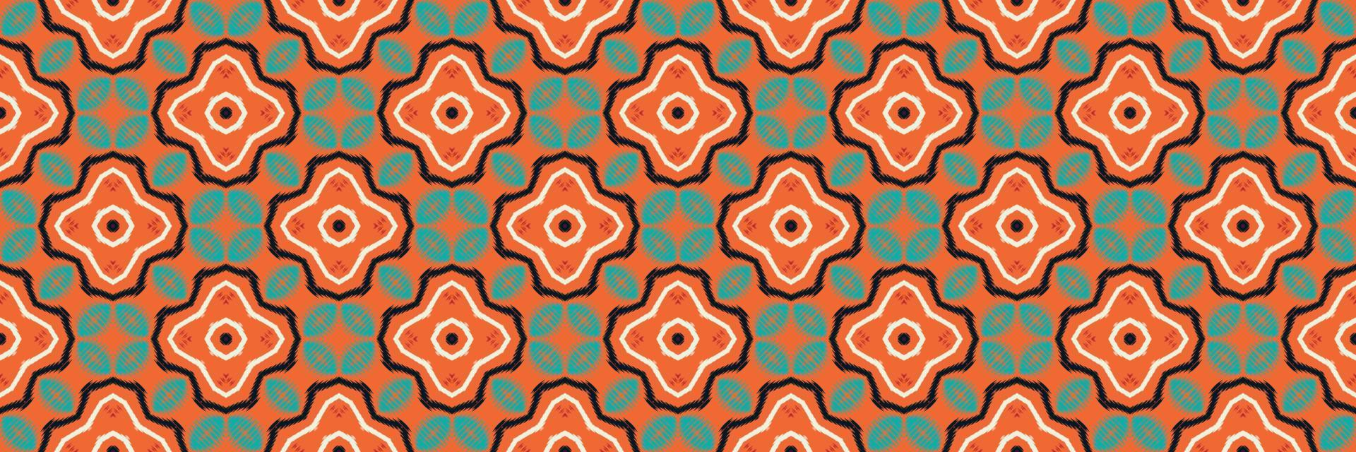 Ethnic ikat stripe batik textile seamless pattern digital vector design for Print saree Kurti Borneo Fabric border brush symbols swatches stylish