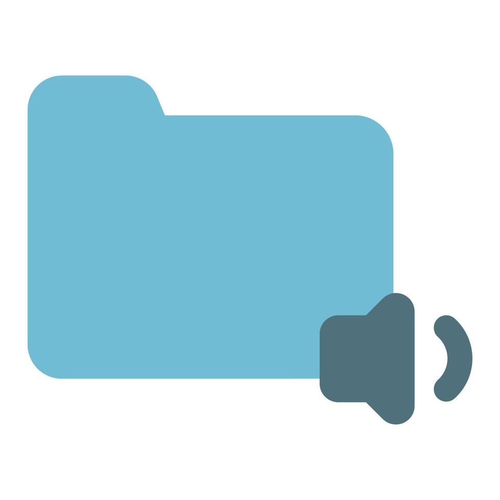 Folder Icon Solid Two Color 15623310 Vector Art at Vecteezy