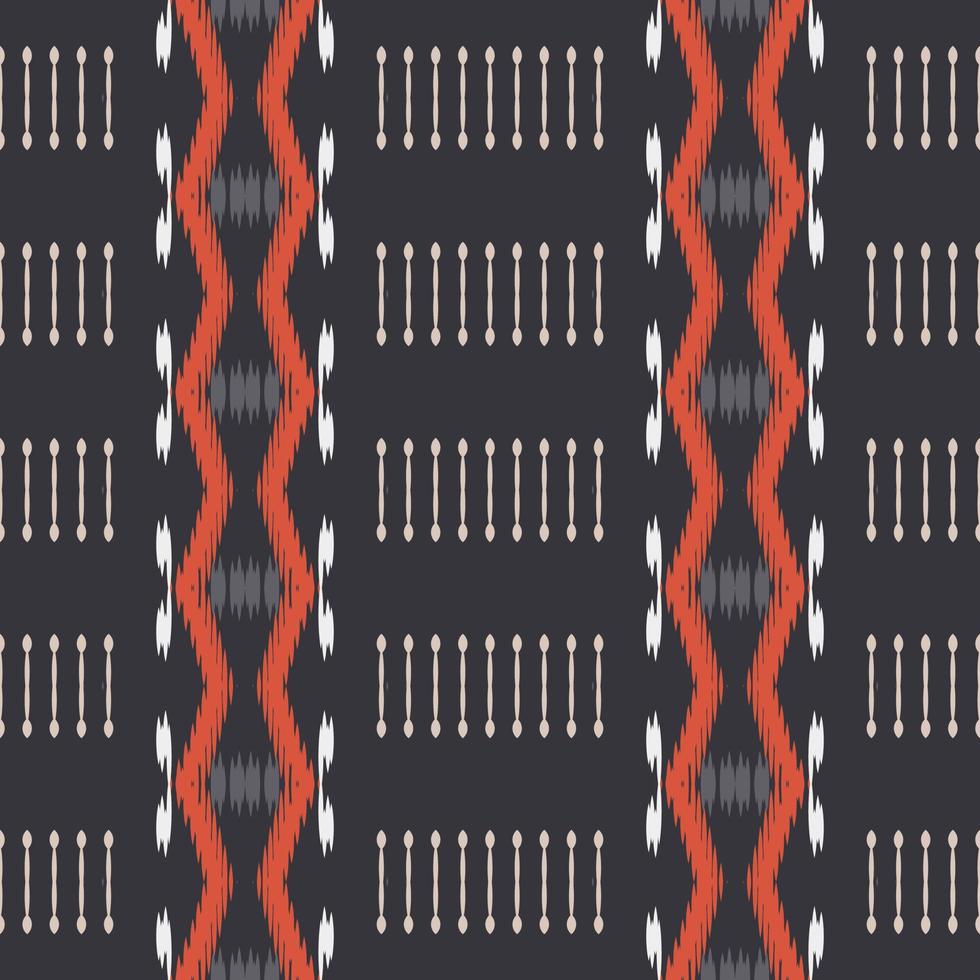 Motif ikat floral batik textile seamless pattern digital vector design for Print saree Kurti Borneo Fabric border brush symbols swatches cotton