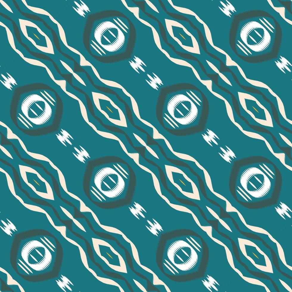Ethnic ikat texture batik textile seamless pattern digital vector design for Print saree Kurti Borneo Fabric border brush symbols swatches designer