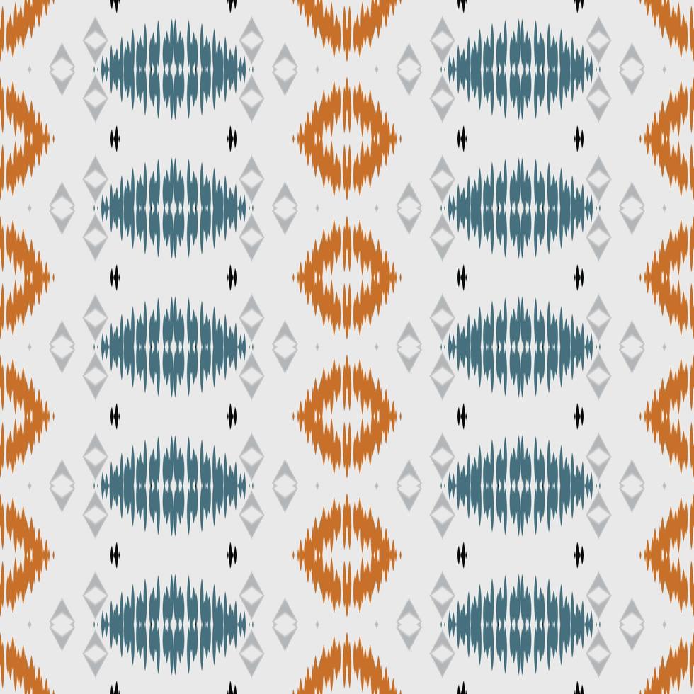 batik textil étnico ikat flores de patrones sin fisuras diseño vectorial digital para imprimir saree kurti borneo borde de tela símbolos de pincel muestras ropa de fiesta vector