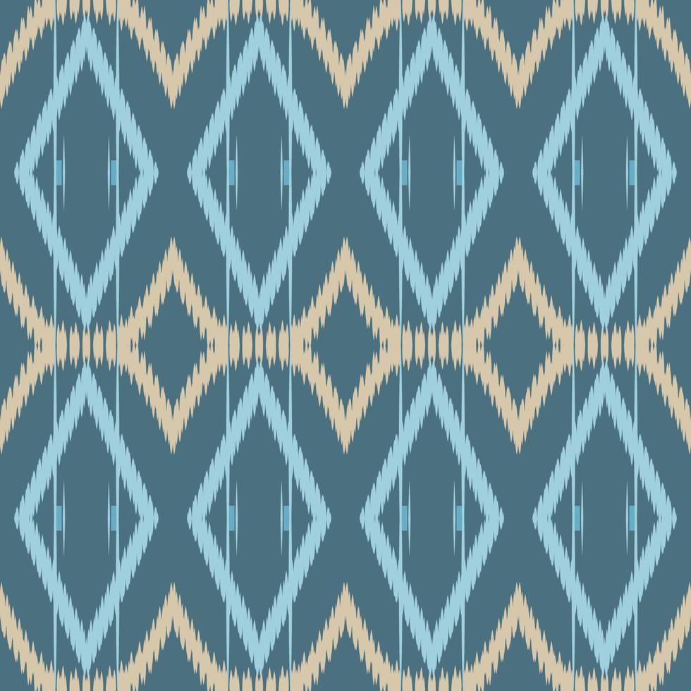 Motif ikat design seamless pattern digital vector design for Print saree Kurti Borneo Fabric border brush symbols swatches designer