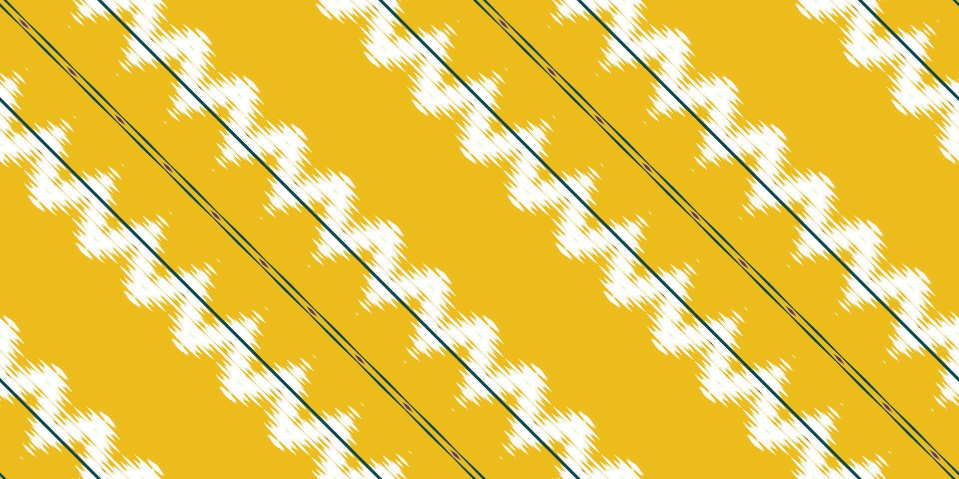 Ikat frame batik textile seamless pattern digital vector design for Print saree Kurti Borneo Fabric border brush symbols swatches party wear