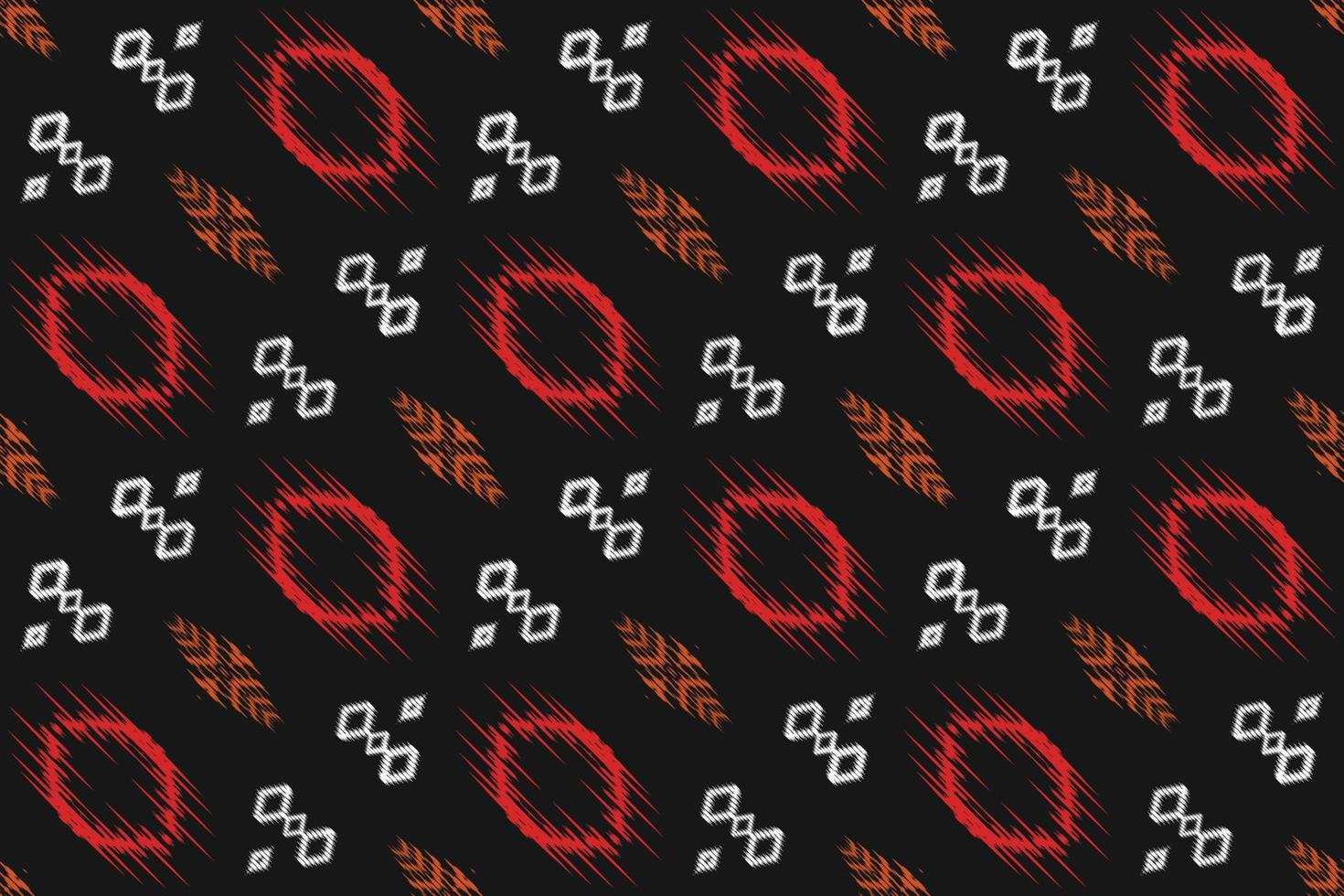 Batik Textile Ethnic ikat triangle seamless pattern digital vector design for Print saree Kurti Borneo Fabric border brush symbols swatches cotton