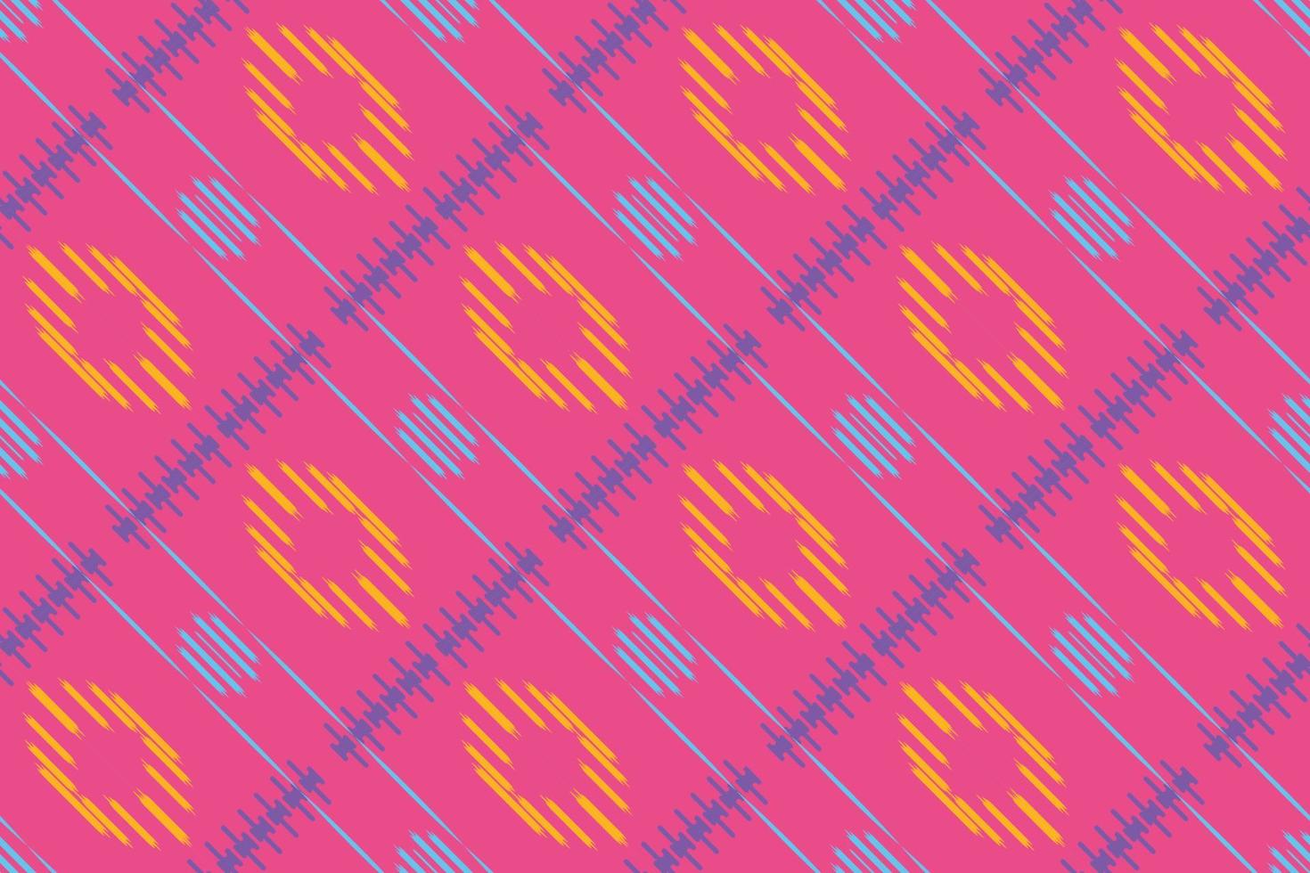 Ikat stripe batik textile seamless pattern digital vector design for Print saree Kurti Borneo Fabric border brush symbols swatches stylish
