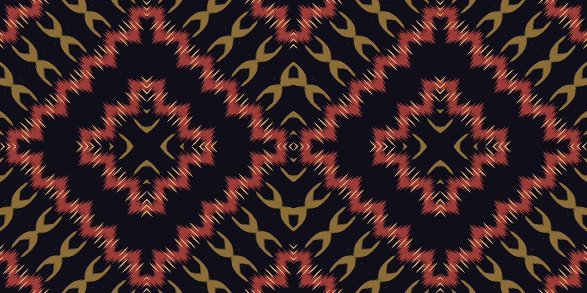 Batik Textile ikat stripes seamless pattern digital vector design for Print saree Kurti Borneo Fabric border brush symbols swatches party wear