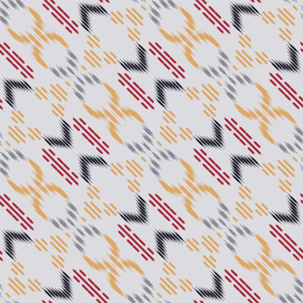 Batik Textile ikat floral seamless pattern digital vector design for Print saree Kurti Borneo Fabric border brush symbols swatches cotton