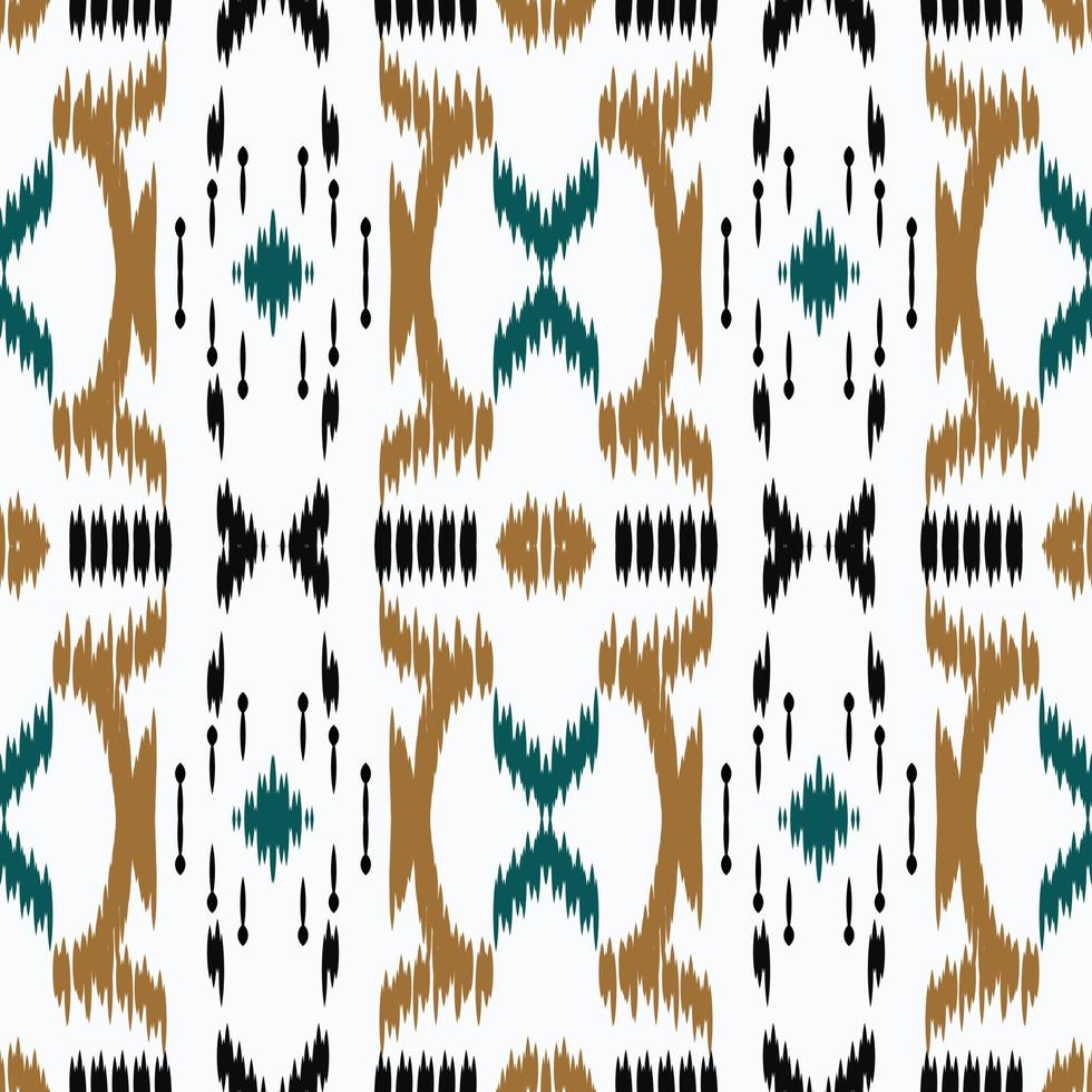 Ikat diamond tribal color Seamless Pattern. Ethnic Geometric Ikkat Batik Digital vector textile Design for Prints Fabric saree Mughal brush symbol Swaths texture Kurti Kurtis Kurtas
