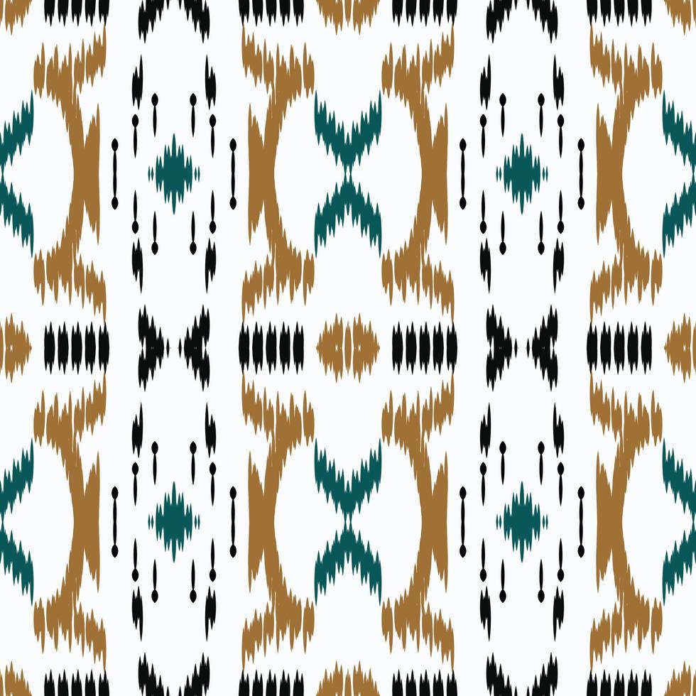 patrón sin costuras de color tribal de diamante ikat. étnico geométrico ikkat batik vector digital diseño textil para estampados tela sari mughal cepillo símbolo franjas textura kurti kurtis kurtas