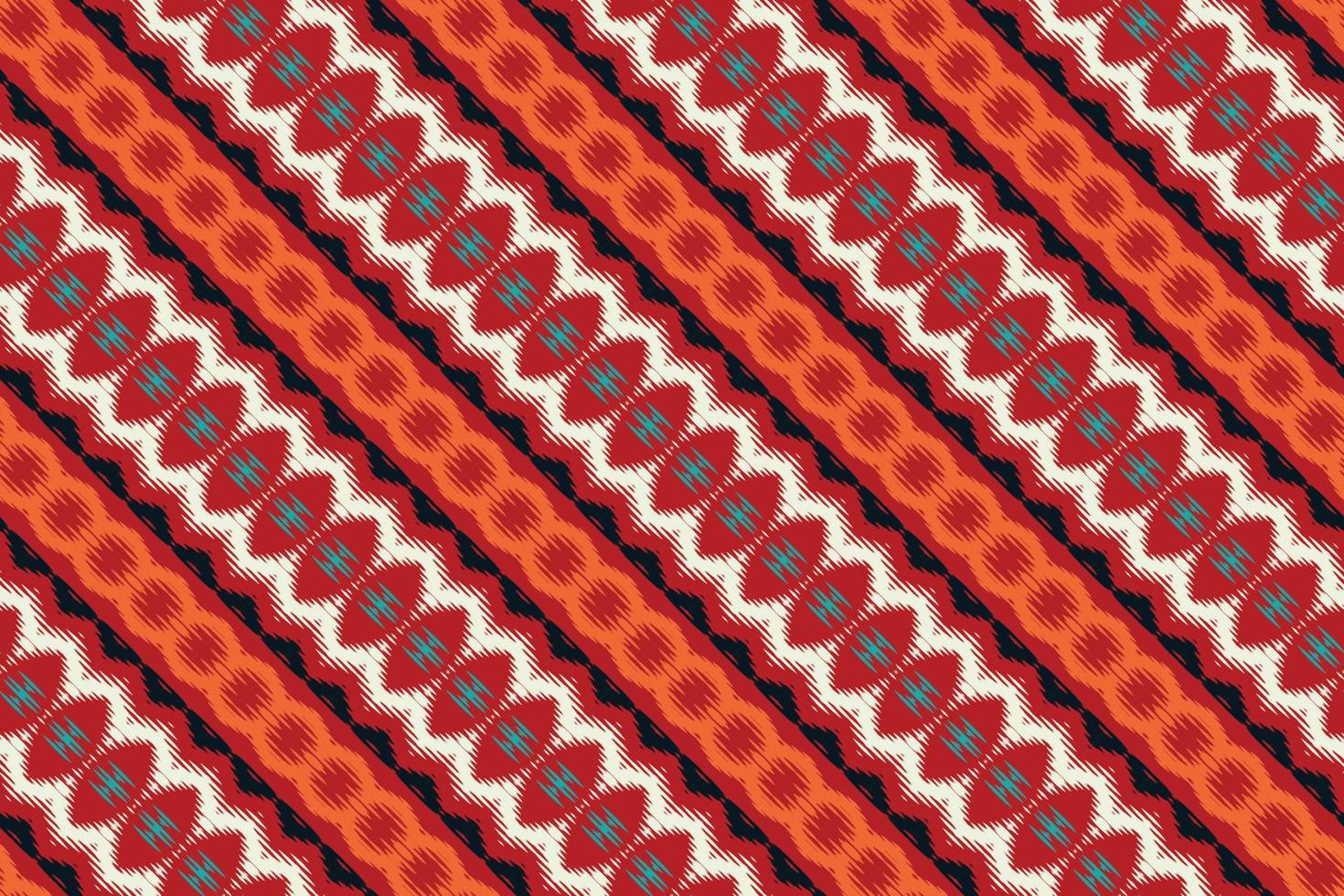 Batik Textile Ikkat or ikat frame seamless pattern digital vector design for Print saree Kurti Borneo Fabric border brush symbols swatches designer