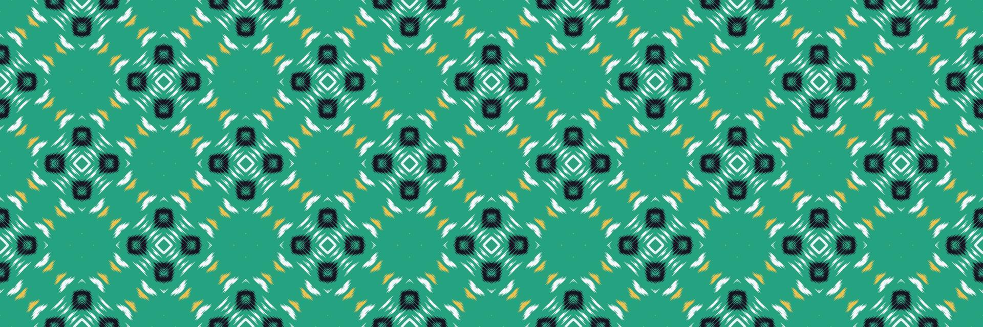 Ethnic ikat texture batik textile seamless pattern digital vector design for Print saree Kurti Borneo Fabric border brush symbols swatches stylish