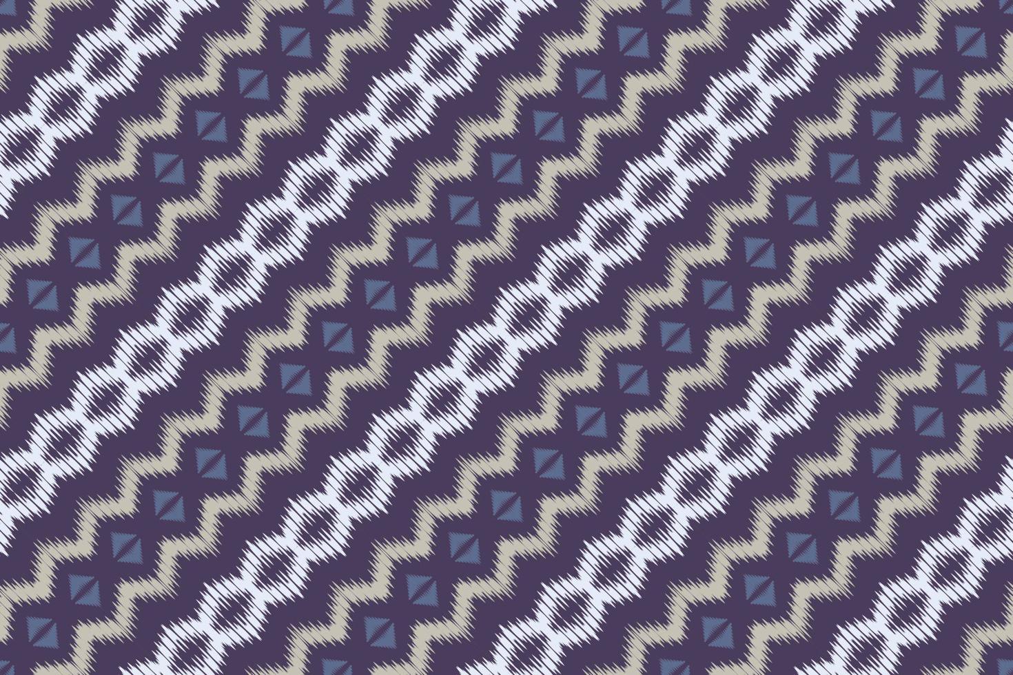Batik Textile ikat chevron seamless pattern digital vector design for Print saree Kurti Borneo Fabric border brush symbols swatches cotton