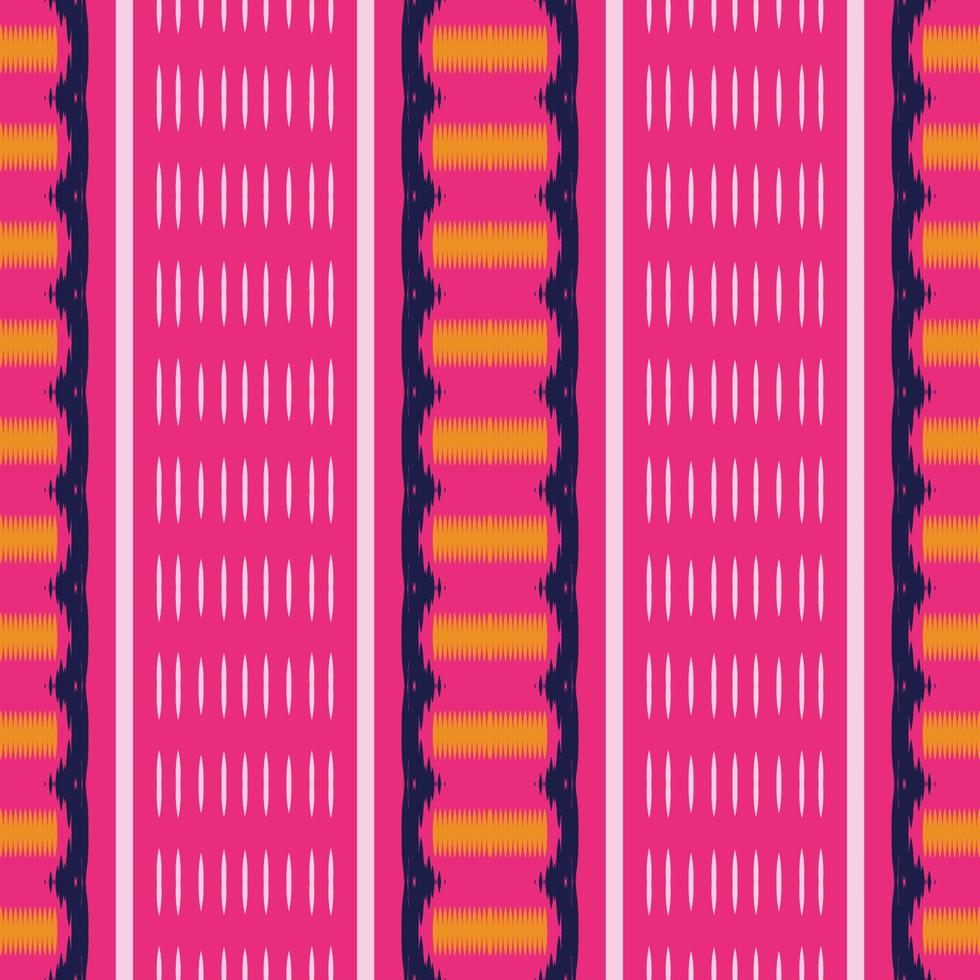 Ikkat or ikat floral batik textile seamless pattern digital vector design for Print saree Kurti Borneo Fabric border brush symbols swatches cotton