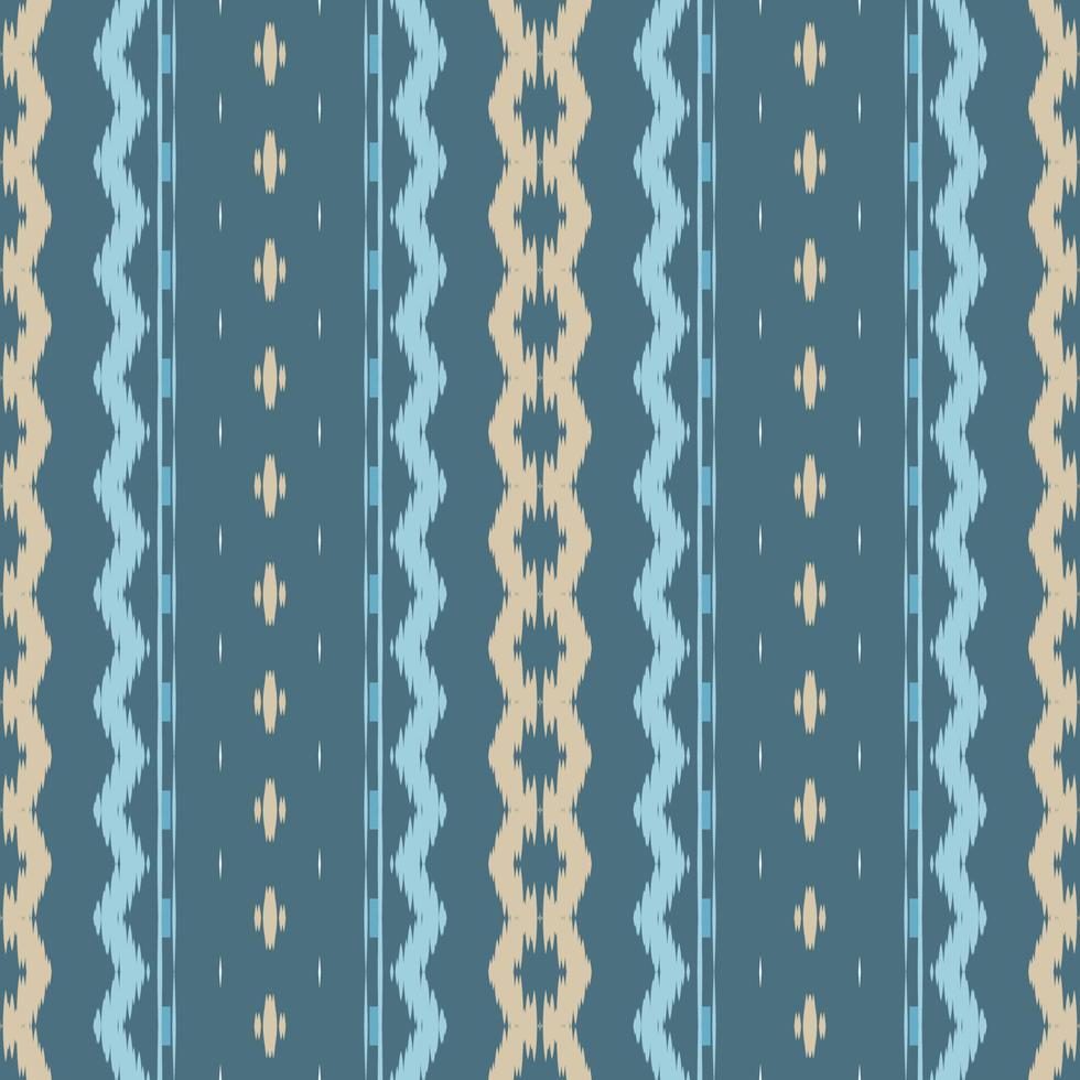 Ikkat or ikat stripes batik textile seamless pattern digital vector design for Print saree Kurti Borneo Fabric border brush symbols swatches designer