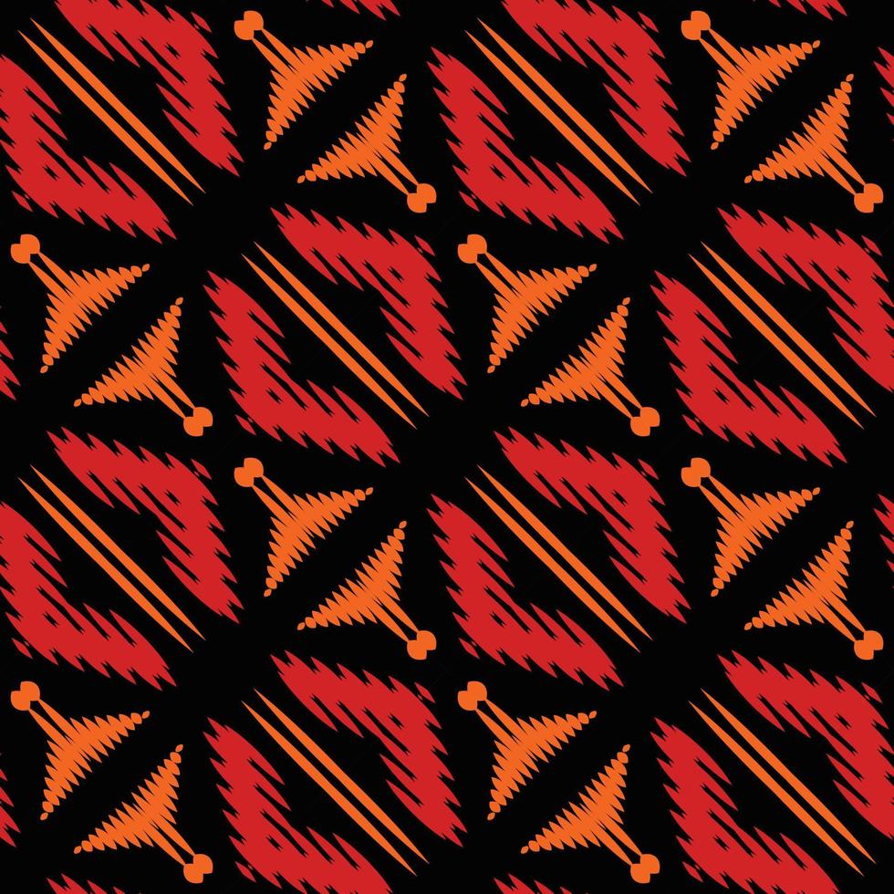 Ikat diamond tribal color Seamless Pattern. Ethnic Geometric Ikkat Batik Digital vector textile Design for Prints Fabric saree Mughal brush symbol Swaths texture Kurti Kurtis Kurtas