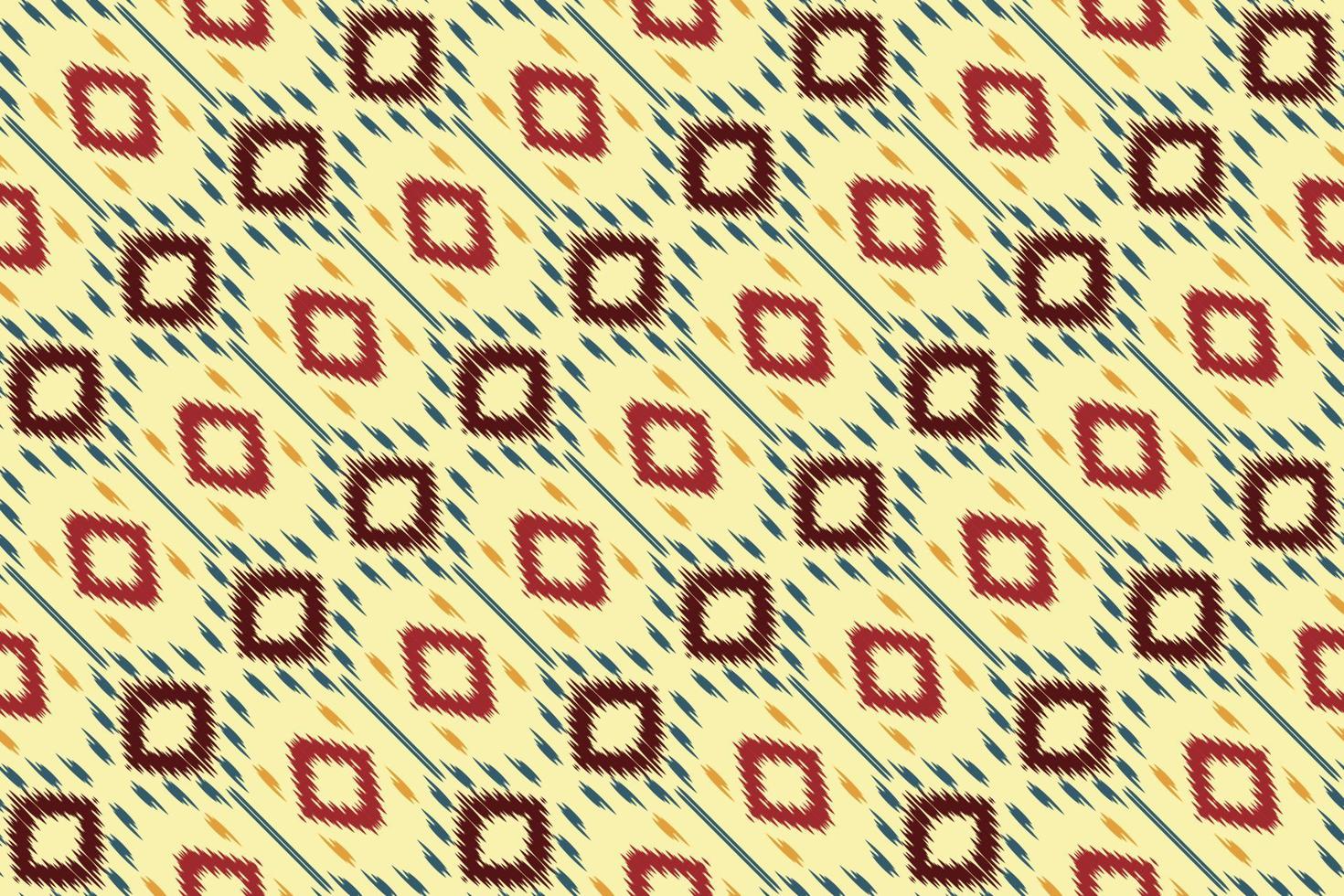 Batik Textile ikat triangle seamless pattern digital vector design for Print saree Kurti Borneo Fabric border brush symbols swatches stylish