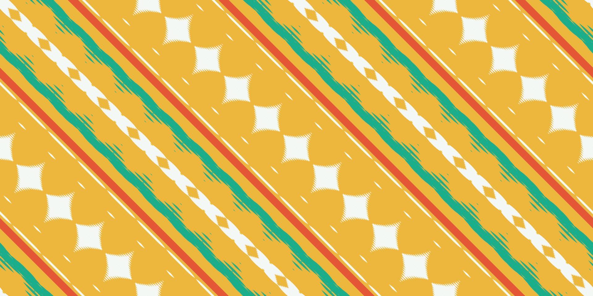 Batik Textile Ethnic ikat flower seamless pattern digital vector design for Print saree Kurti Borneo Fabric border brush symbols swatches designer