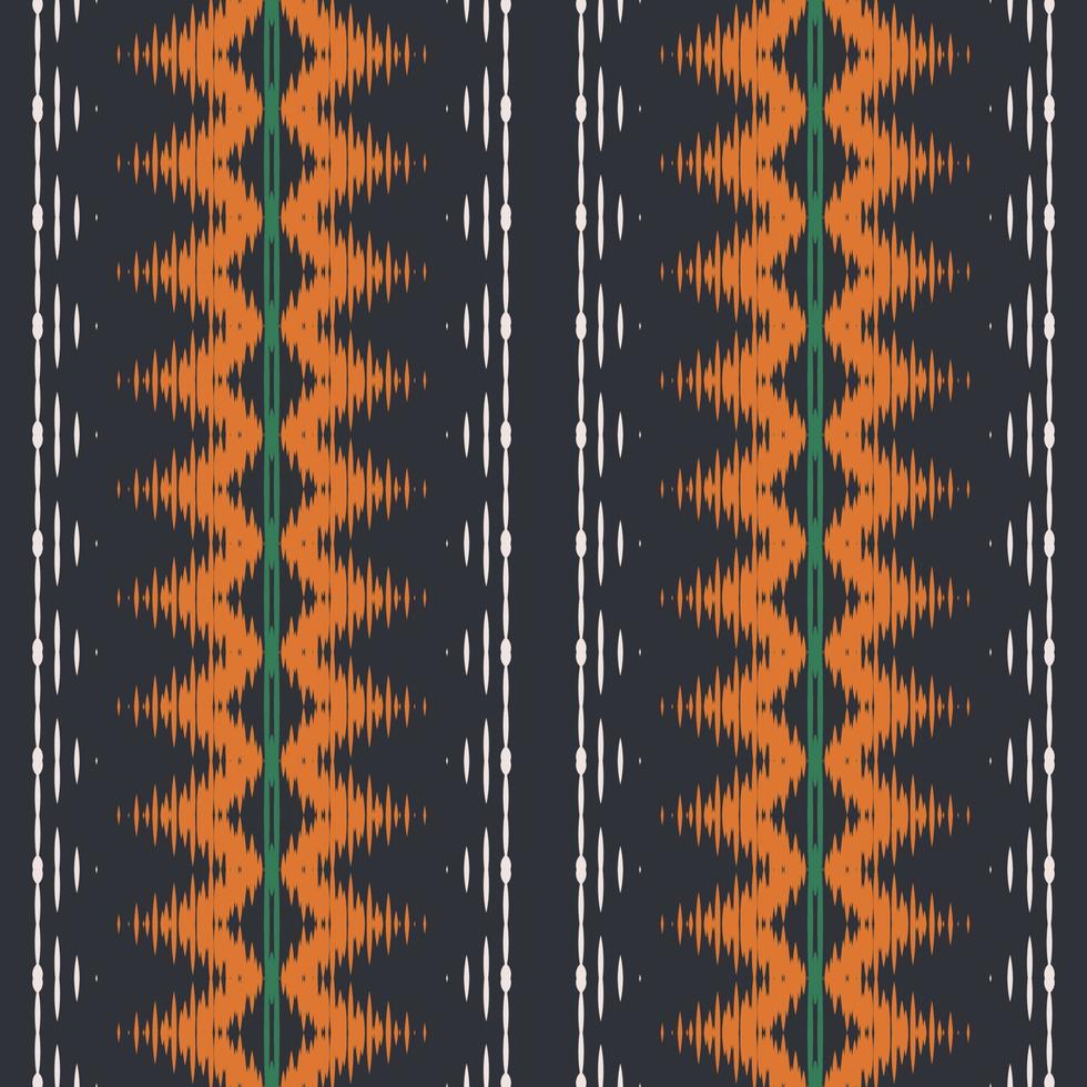 Ikkat or ikat vector batik textile seamless pattern digital vector design for Print saree Kurti Borneo Fabric border brush symbols swatches designer