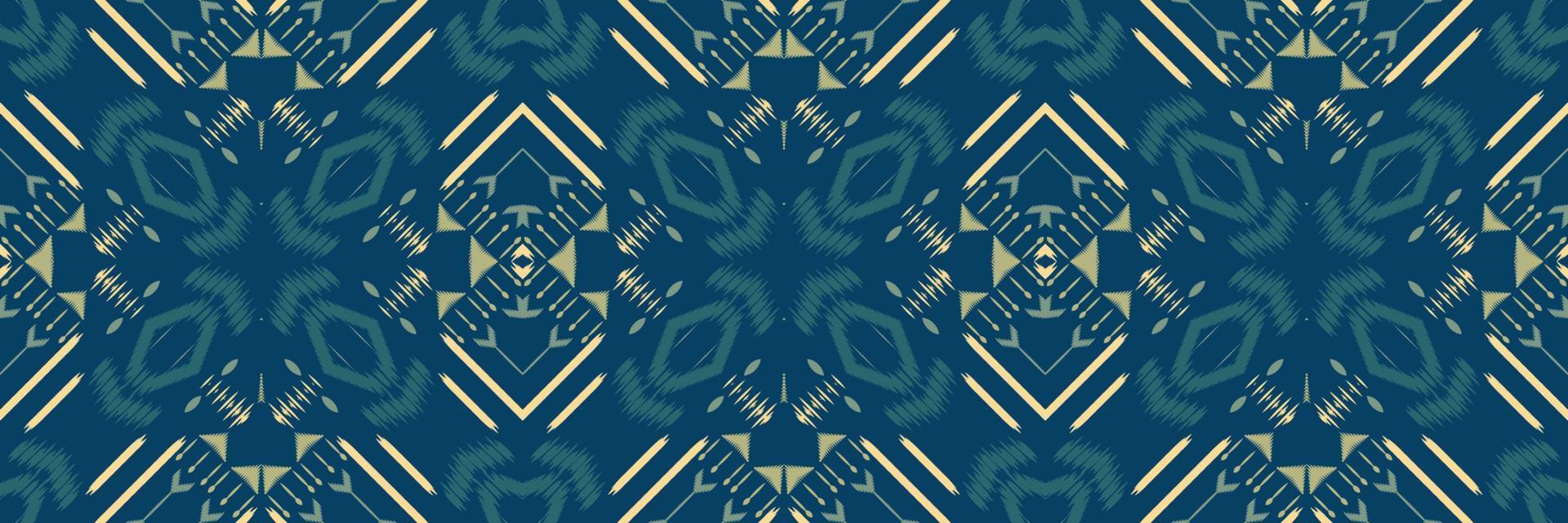 Ikat stripes batik textile seamless pattern digital vector design for Print saree Kurti Borneo Fabric border brush symbols swatches designer