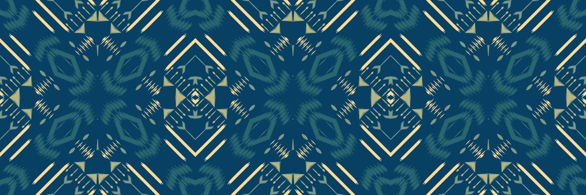 Ikat stripes batik textile seamless pattern digital vector design for Print saree Kurti Borneo Fabric border brush symbols swatches designer