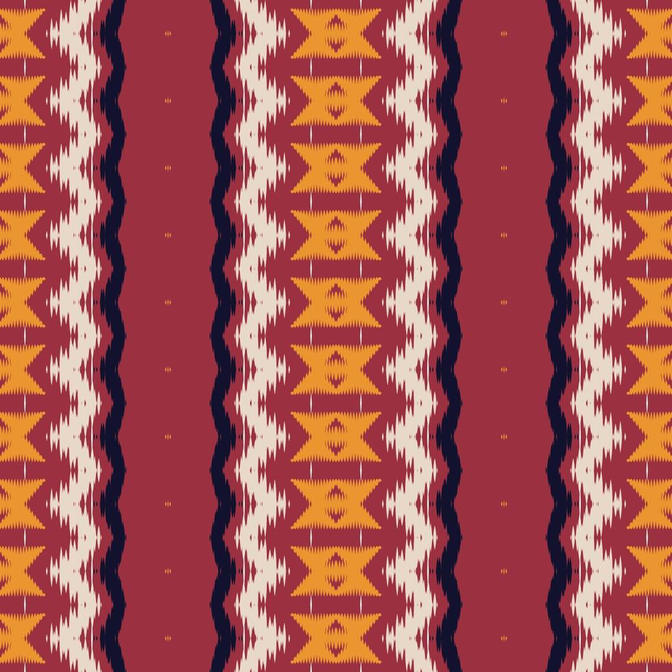 Ethnic ikat chevron batik textile seamless pattern digital vector design for Print saree Kurti Borneo Fabric border brush symbols swatches designer