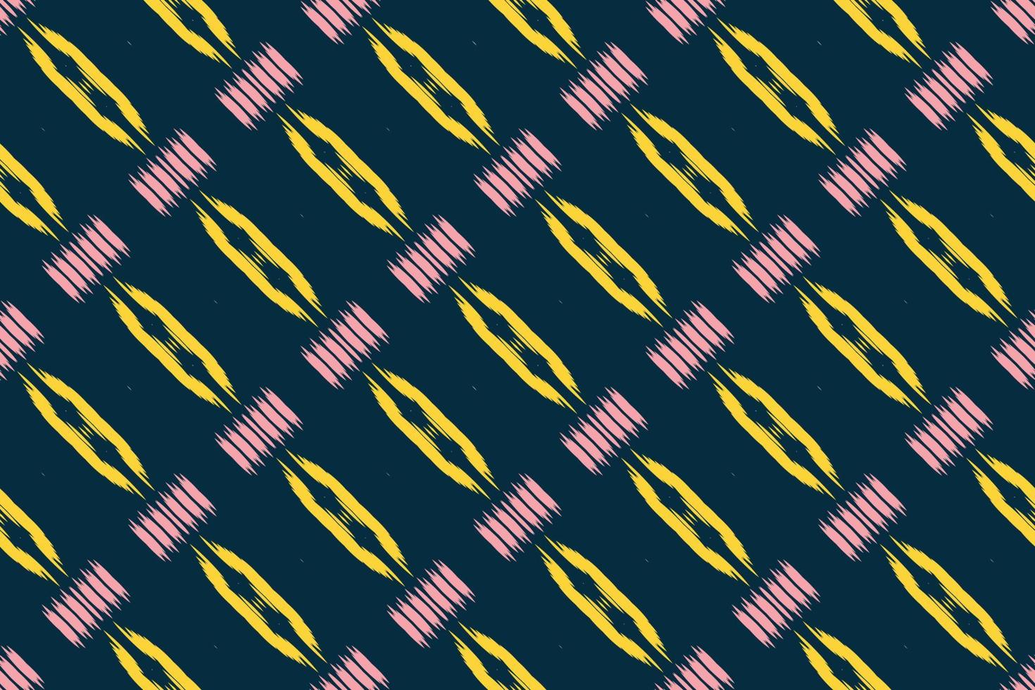 Ikkat or ikat triangle batik textile seamless pattern digital vector design for Print saree Kurti Borneo Fabric border brush symbols swatches designer