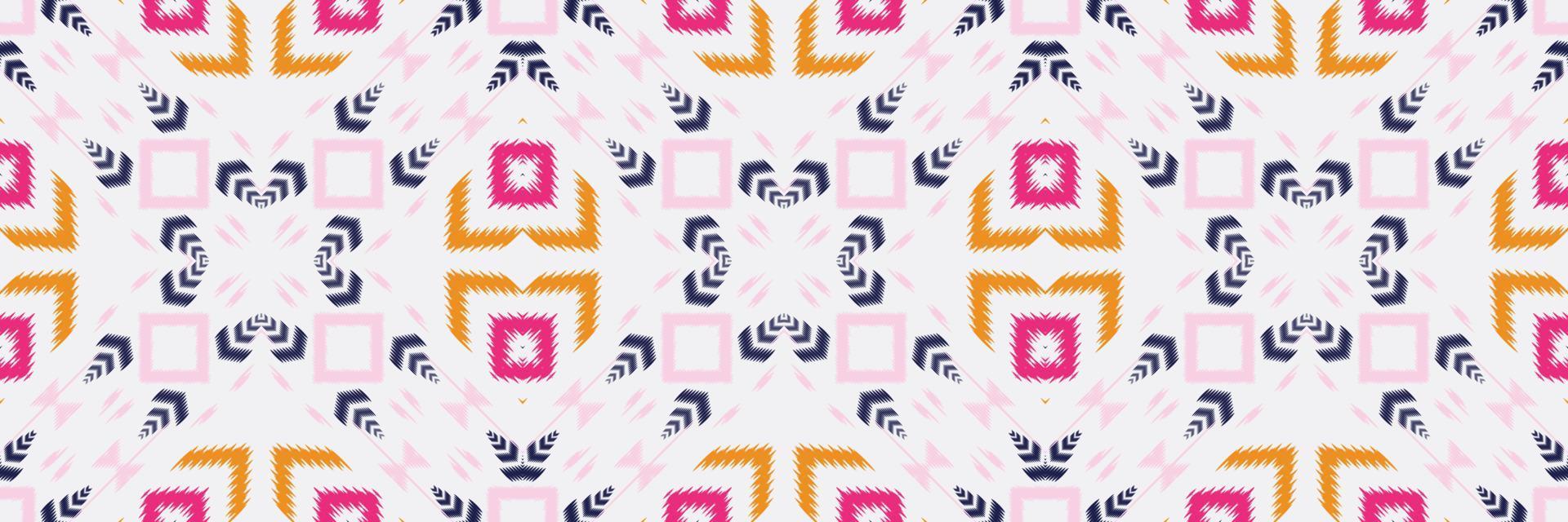 Ikat stripe batik textile seamless pattern digital vector design for Print saree Kurti Borneo Fabric border brush symbols swatches designer