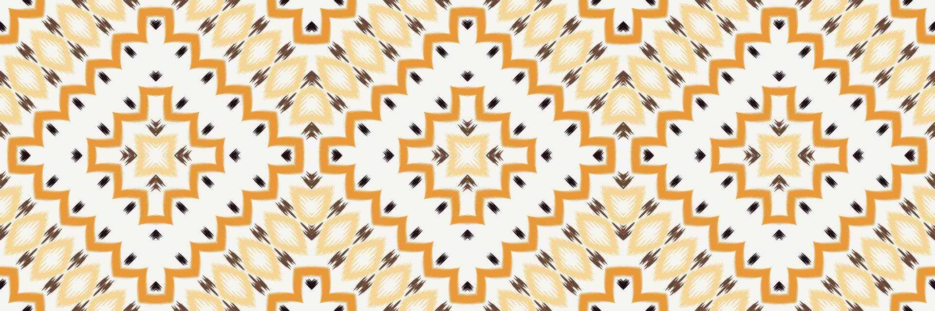 Ethnic ikat stripe batik textile seamless pattern digital vector design for Print saree Kurti Borneo Fabric border brush symbols swatches designer