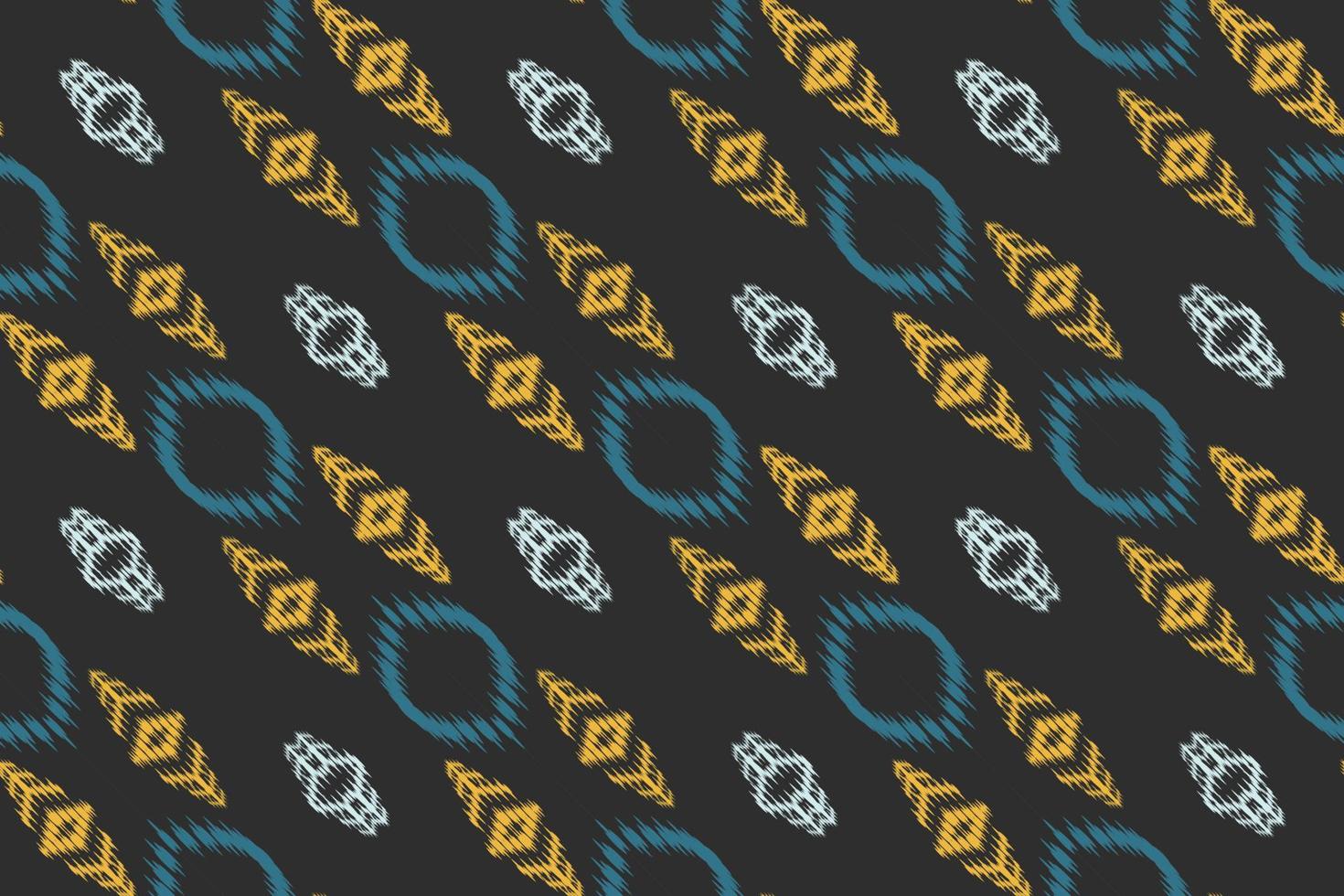 Batik Textile Ethnic ikat frame seamless pattern digital vector design for Print saree Kurti Borneo Fabric border brush symbols swatches designer
