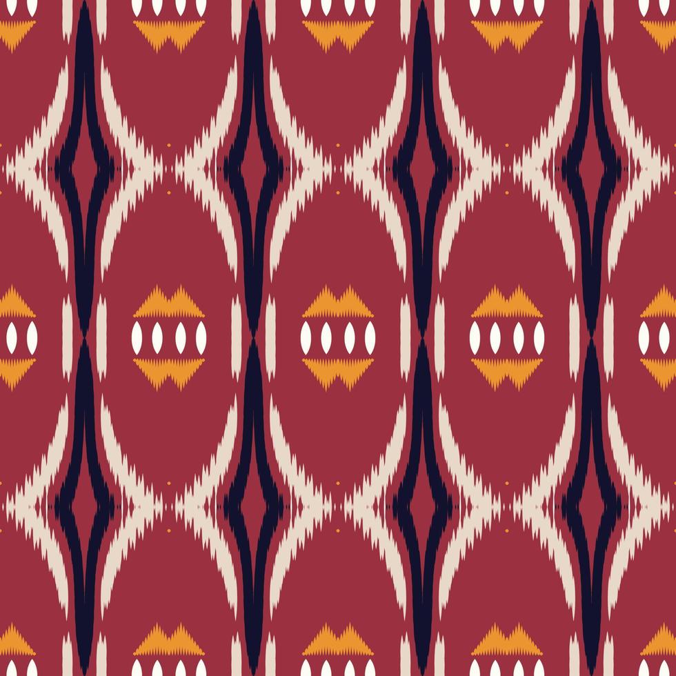 Motif ikat frame seamless pattern digital vector design for Print saree Kurti Borneo Fabric border brush symbols swatches designer