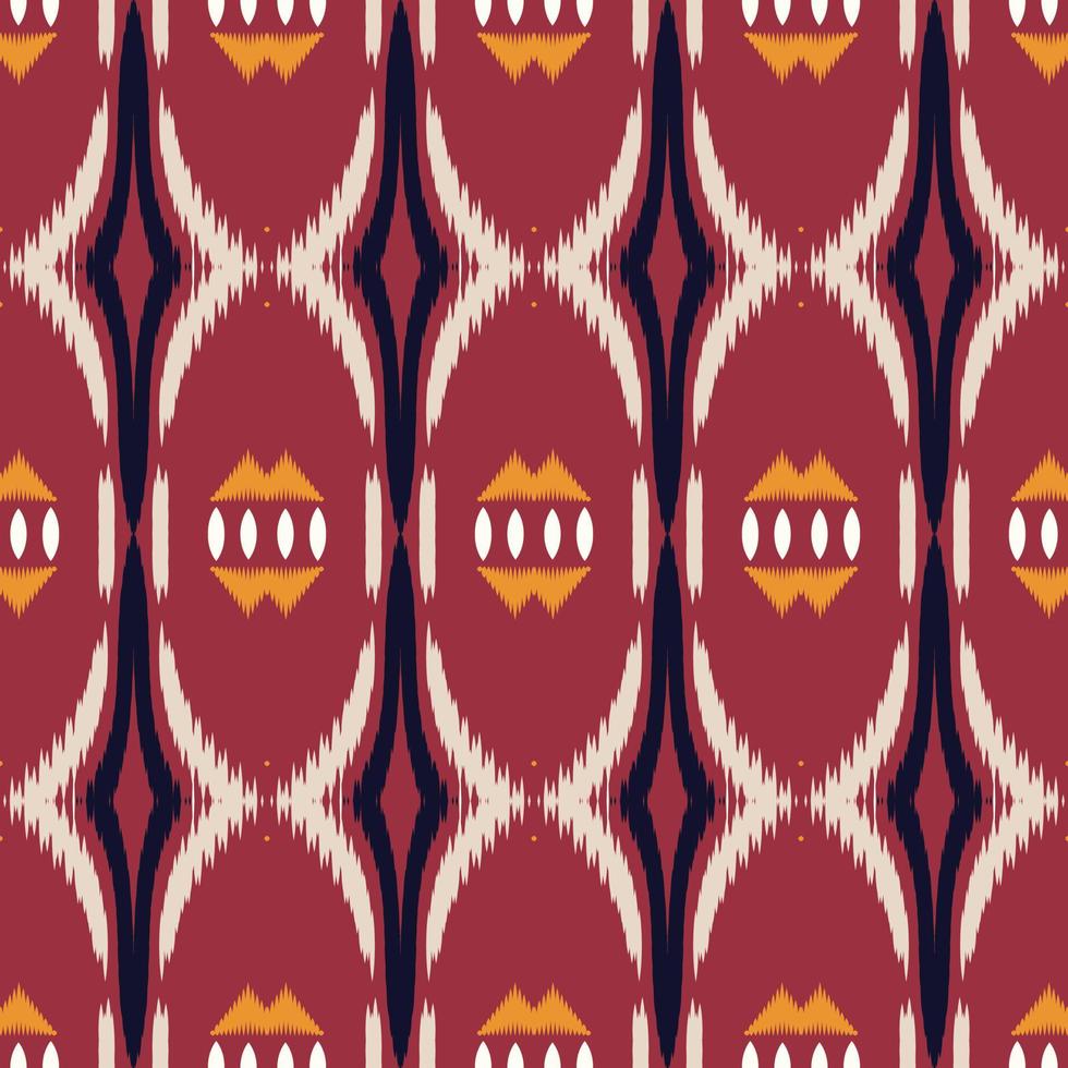 Motif ikat frame seamless pattern digital vector design for Print saree Kurti Borneo Fabric border brush symbols swatches designer