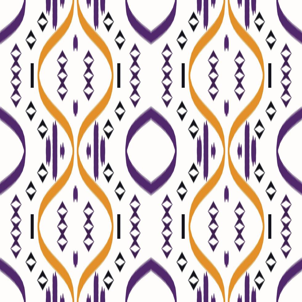 ikat puntos cruz tribal patrón sin costuras. étnico geométrico batik ikkat vector digital diseño textil para estampados tela sari mughal cepillo símbolo franjas textura kurti kurtis kurtas