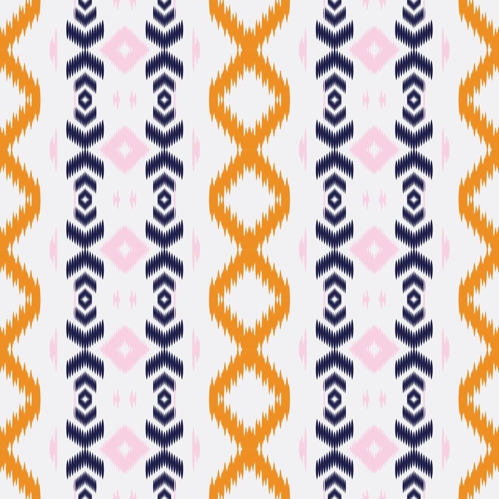 Ikkat or ikat background batik textile seamless pattern digital vector design for Print saree Kurti Borneo Fabric border brush symbols swatches designer