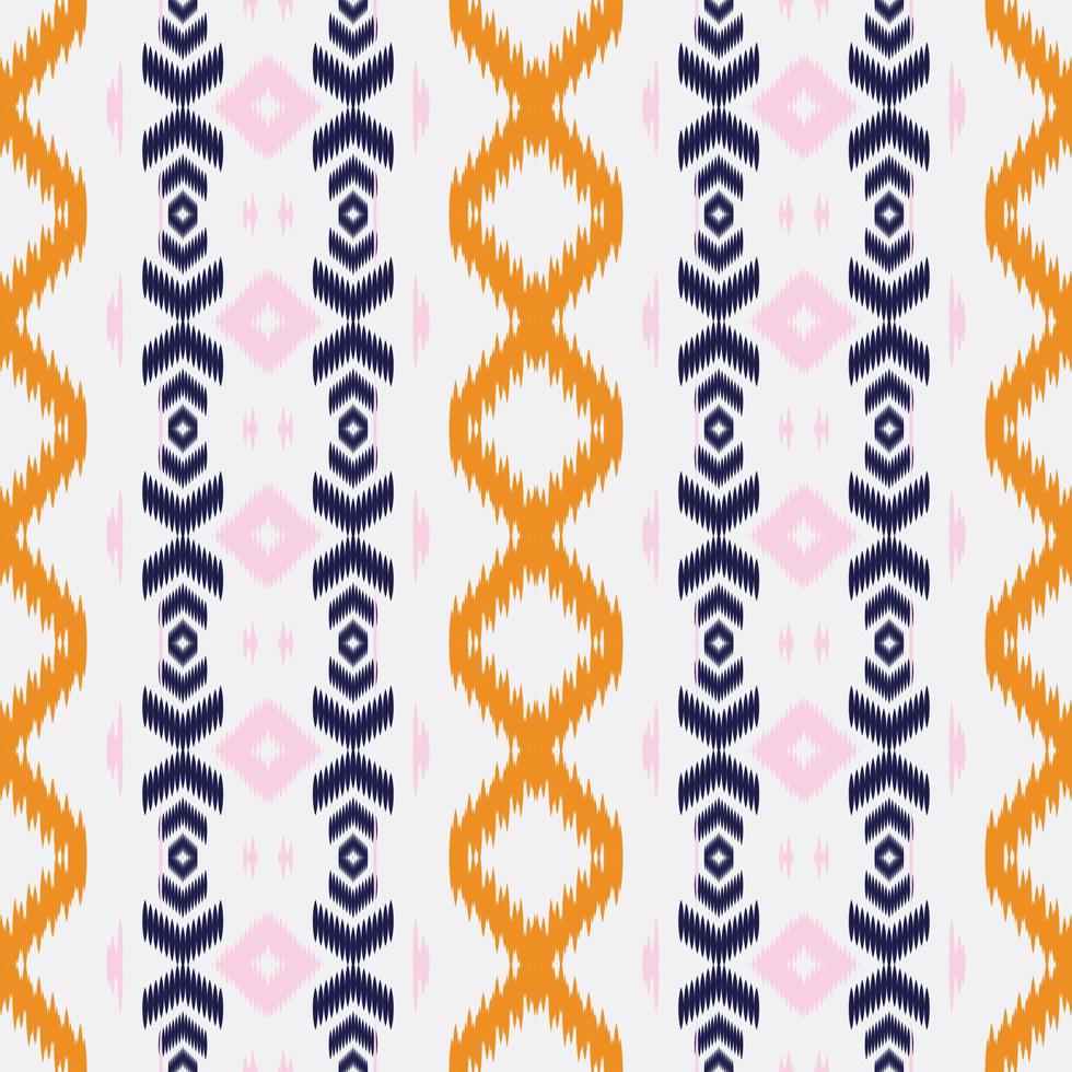 Ikkat or ikat background batik textile seamless pattern digital vector design for Print saree Kurti Borneo Fabric border brush symbols swatches designer