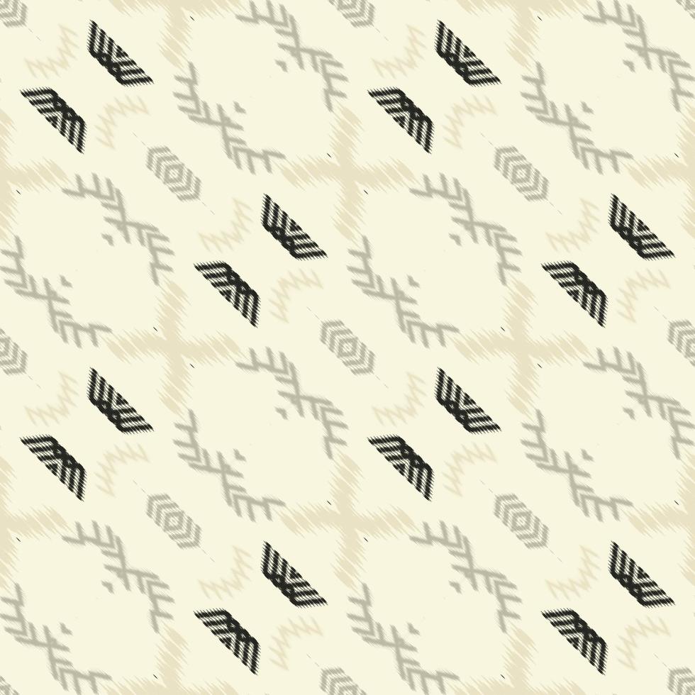 Batik Textile ikat diamond seamless pattern digital vector design for Print saree Kurti Borneo Fabric border brush symbols swatches stylish