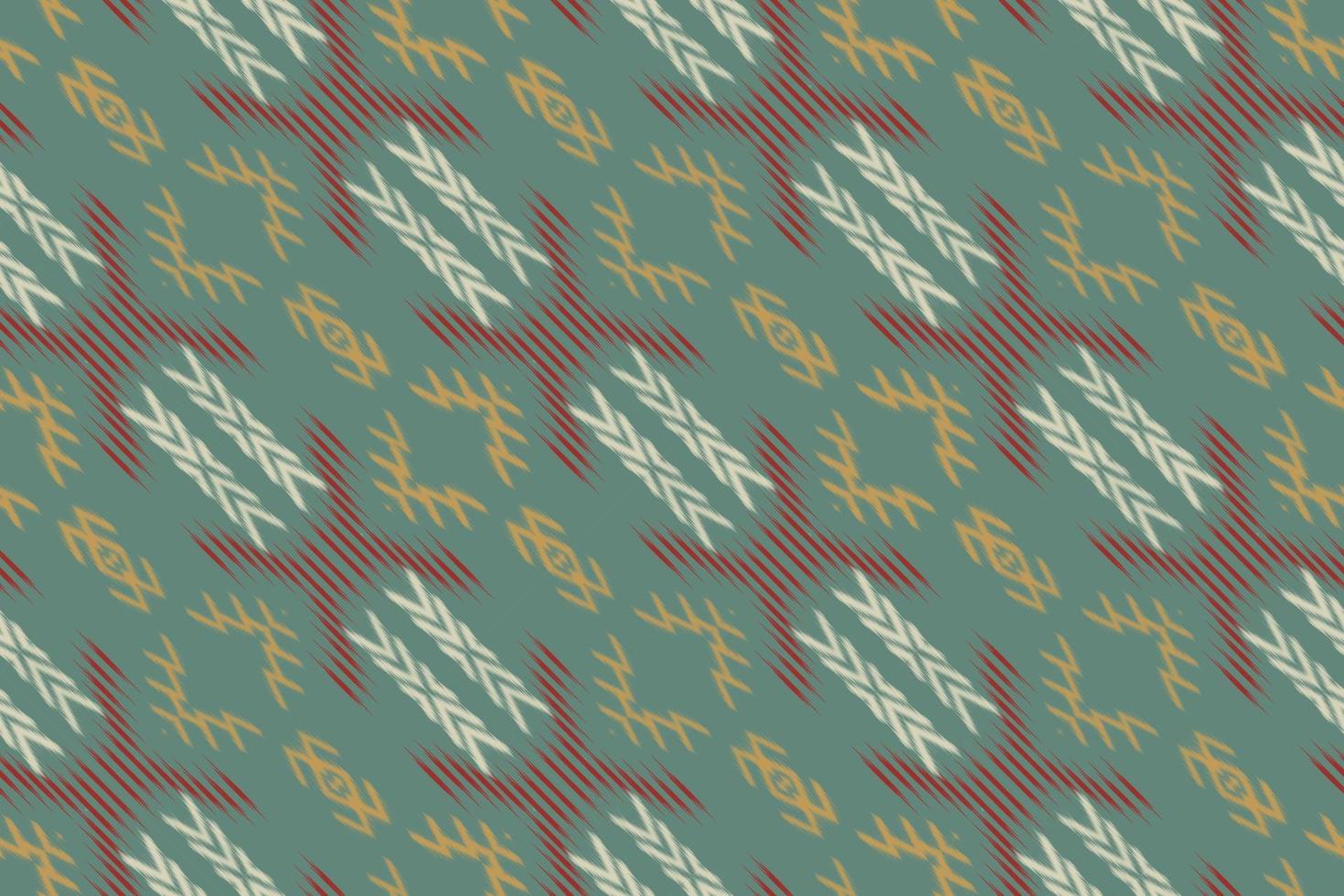 Batik Textile Ikkat or ikat diamond seamless pattern digital vector design for Print saree Kurti Borneo Fabric border brush symbols swatches designer