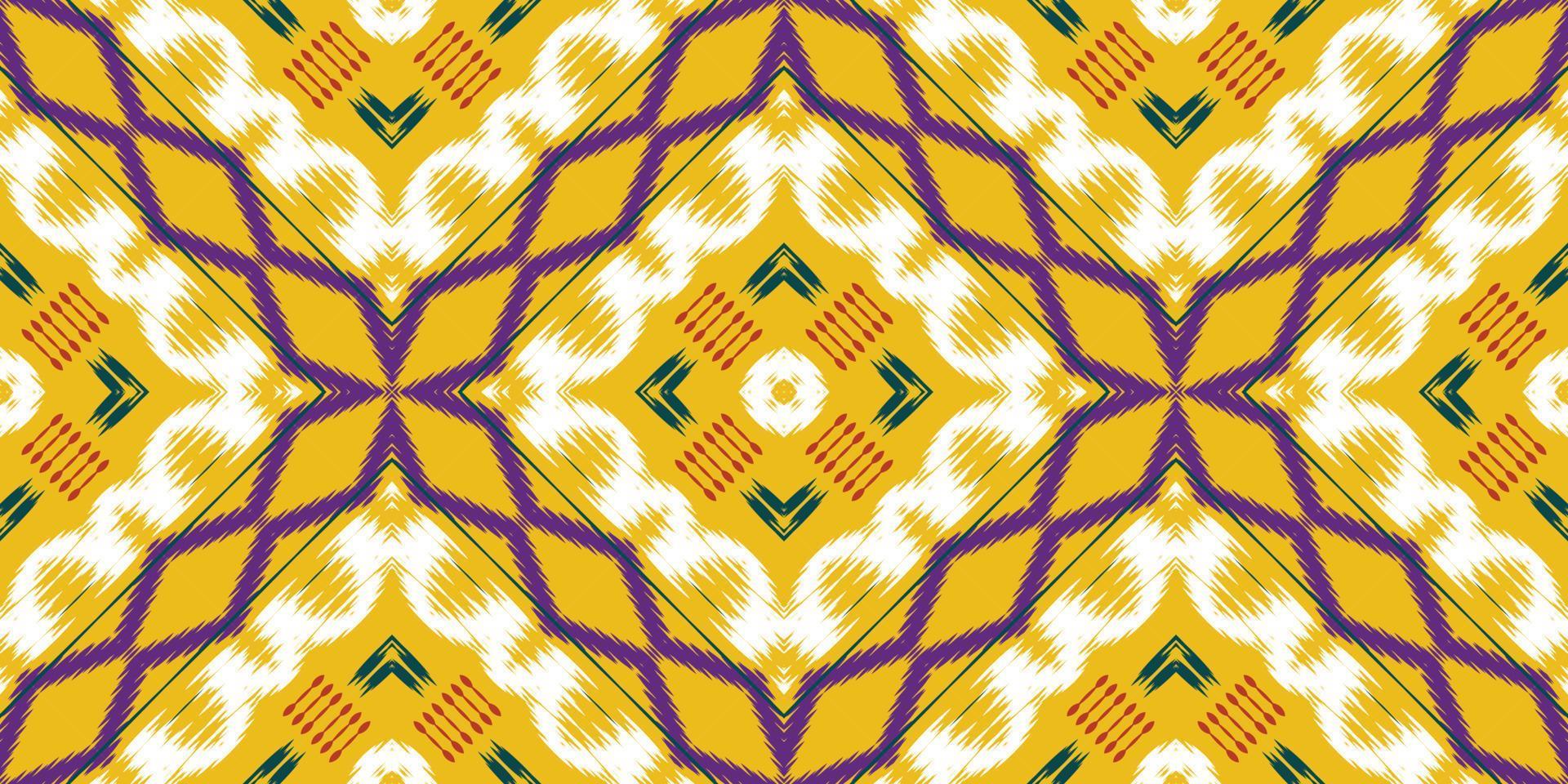 Ikat diamond tribal backgrounds Seamless Pattern. Ethnic Geometric Ikkat Batik Digital vector textile Design for Prints Fabric saree Mughal brush symbol Swaths texture Kurti Kurtis Kurtas