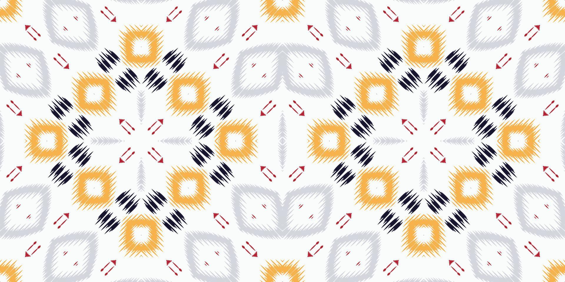 ikat puntos patrón transparente de color tribal. étnico geométrico batik ikkat vector digital diseño textil para estampados tela sari mughal cepillo símbolo franjas textura kurti kurtis kurtas