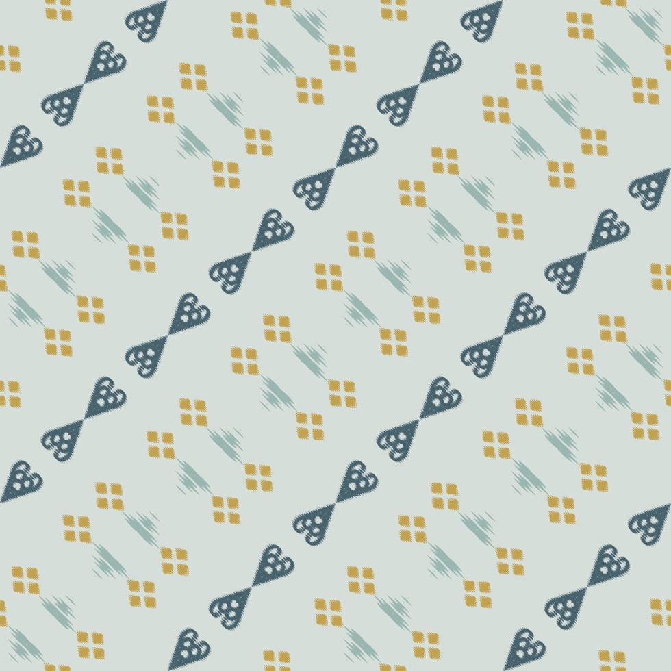 Batik Textile Ikkat or ikat background seamless pattern digital vector design for Print saree Kurti Borneo Fabric border brush symbols swatches designer