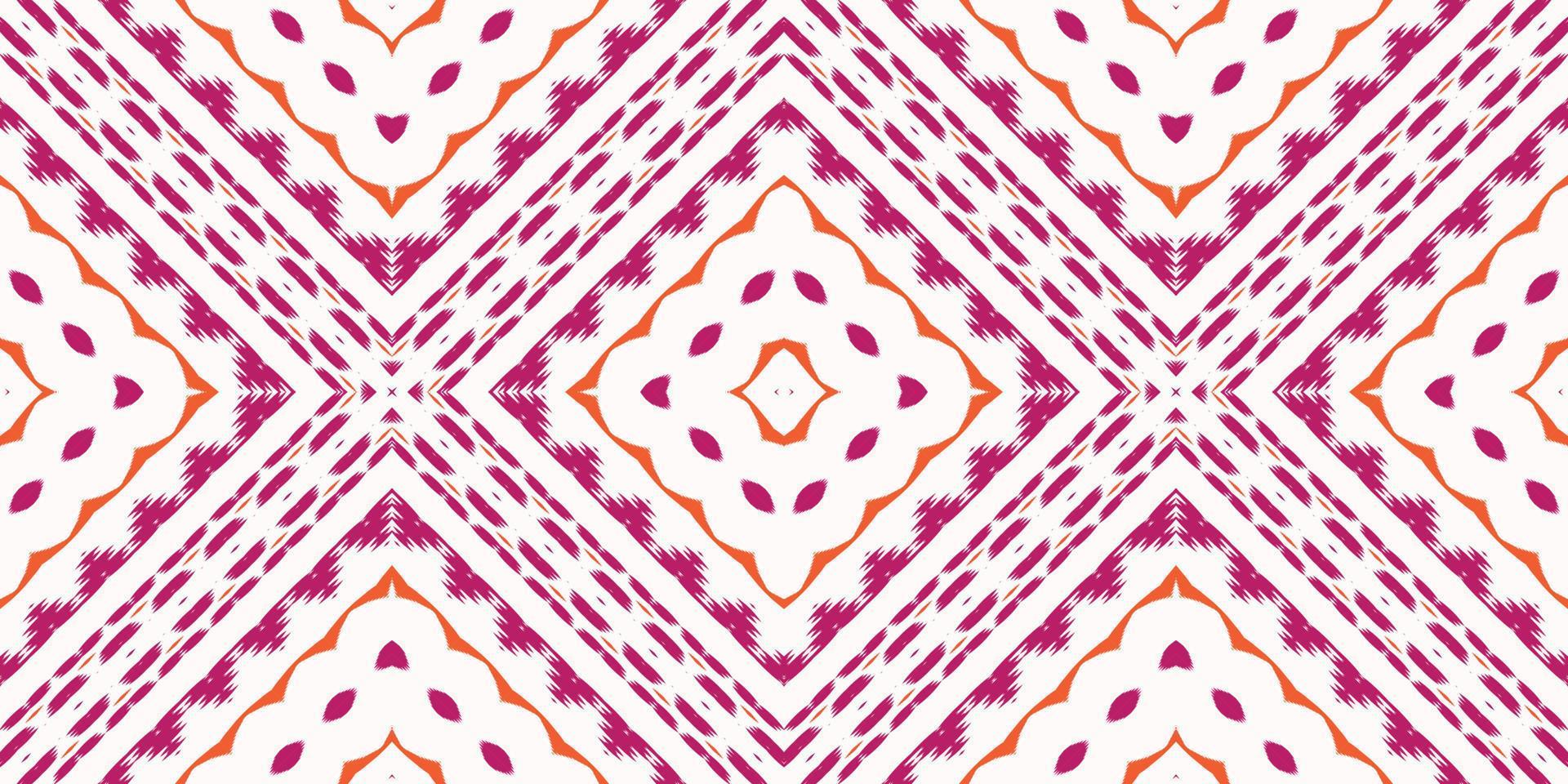 Ikkat or ikat design batik textile seamless pattern digital vector design for Print saree Kurti Borneo Fabric border brush symbols swatches stylish