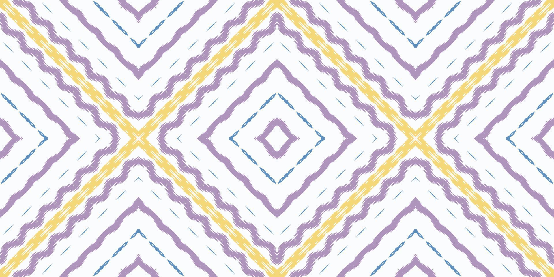 Ethnic ikat background batik textile seamless pattern digital vector design for Print saree Kurti Borneo Fabric border brush symbols swatches stylish