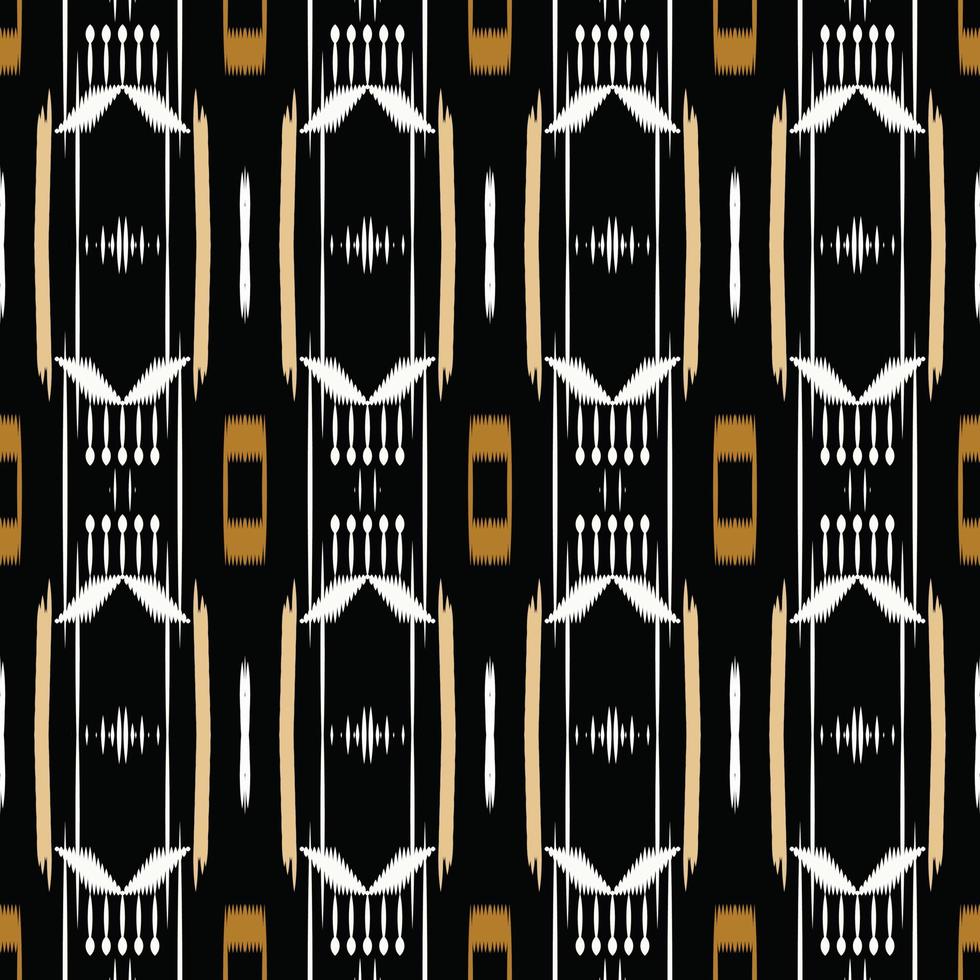 Motif ikat designs seamless pattern digital vector design for Print saree Kurti Borneo Fabric border brush symbols swatches cotton