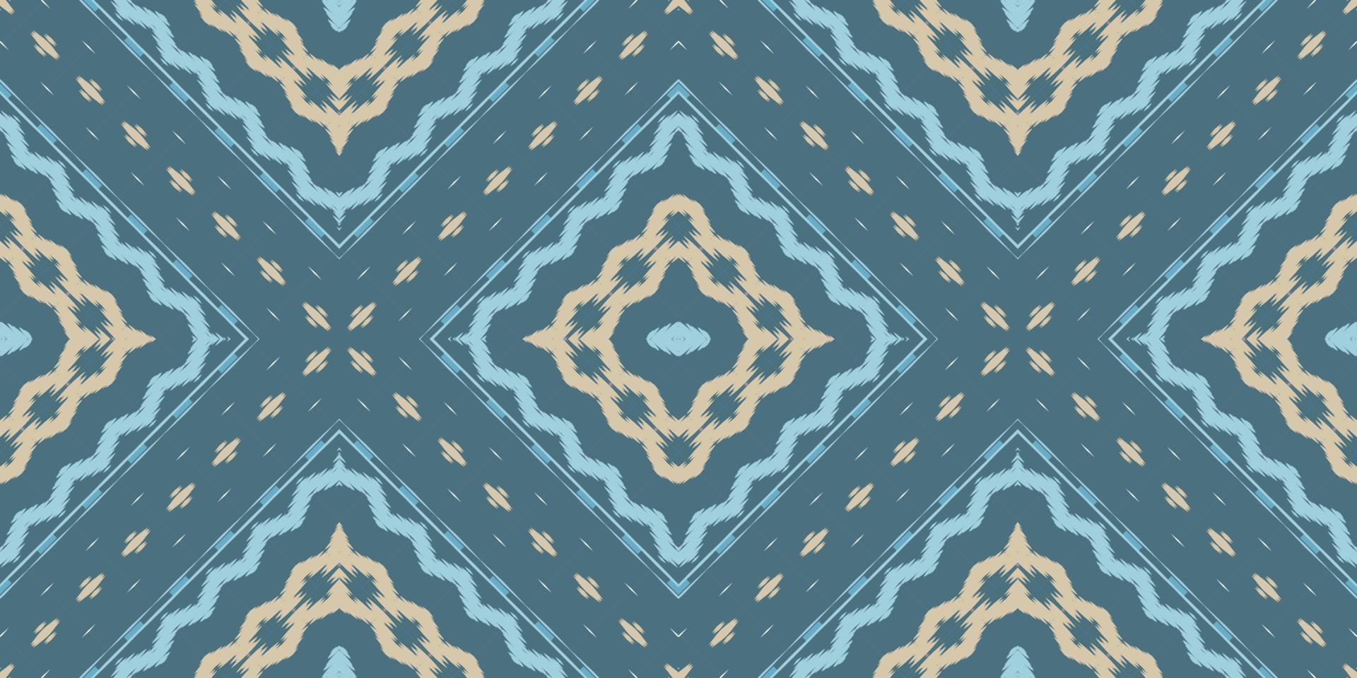 Ikkat or ikat stripes batik textile seamless pattern digital vector design for Print saree Kurti Borneo Fabric border brush symbols swatches designer