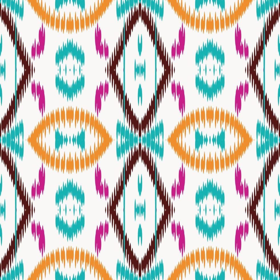Ikat designs tribal chevron Seamless Pattern. Ethnic Geometric Batik Ikkat Digital vector textile Design for Prints Fabric saree Mughal brush symbol Swaths texture Kurti Kurtis Kurtas
