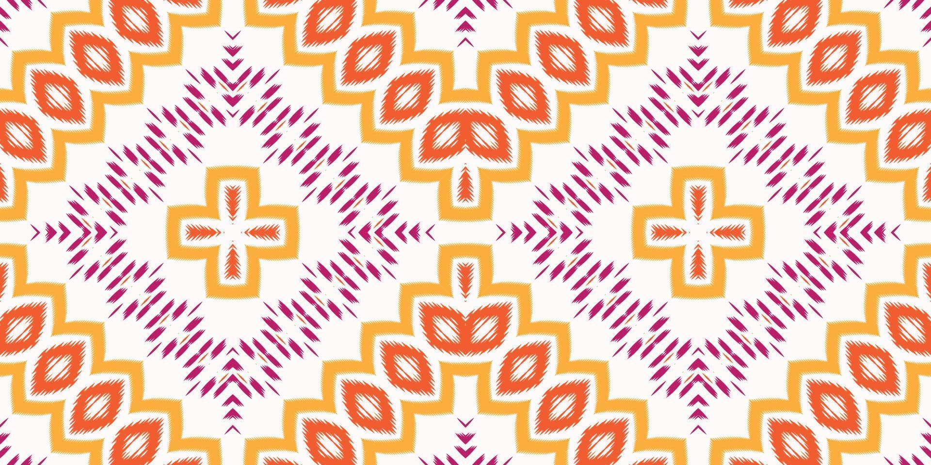 batik textil ikat impresión de patrones sin fisuras diseño vectorial digital para impresión saree kurti borneo borde de tela símbolos de pincel muestras elegantes vector